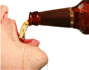 Картинка: Не пейте пиво из бутылки